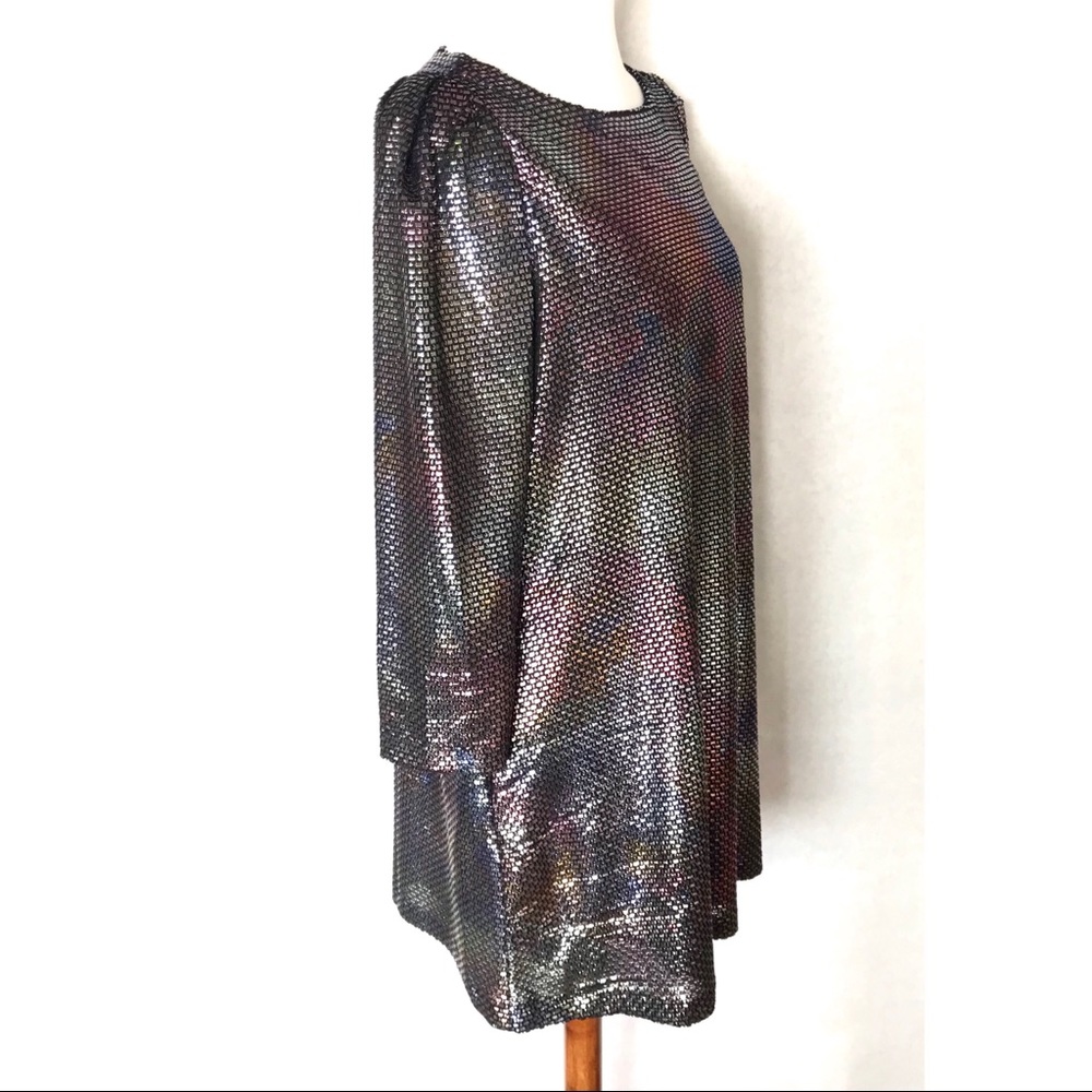 Free People Diamonds Are Forever Dress Metallic - Picture 5 of 8